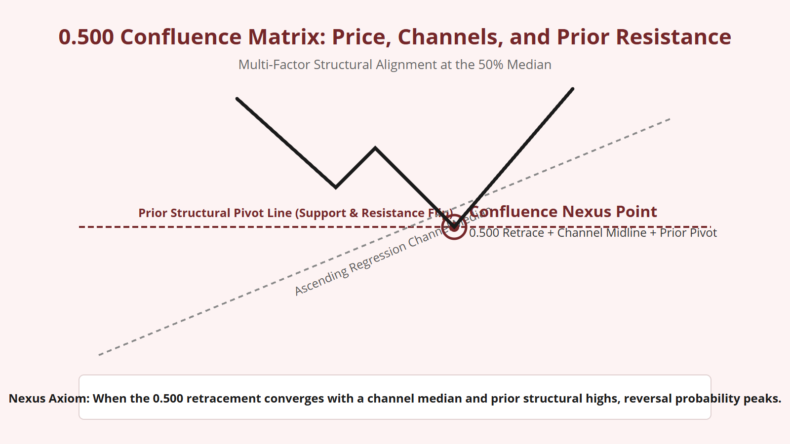 0.500 Fibonacci Retracement Level - Structural Diagram 2